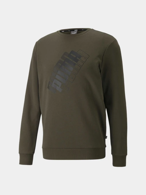 Худі та світшоти PUMA Power Logo Crew модель 847377 Фото