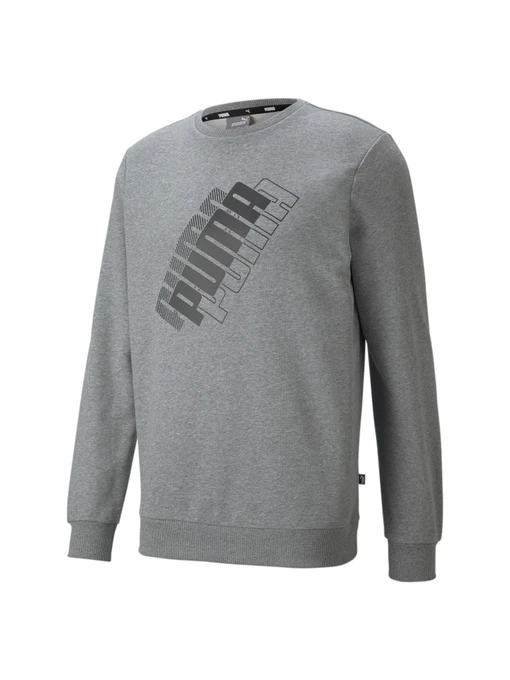 Худі та світшоти PUMA Power Logo Crew модель 847377 Фото