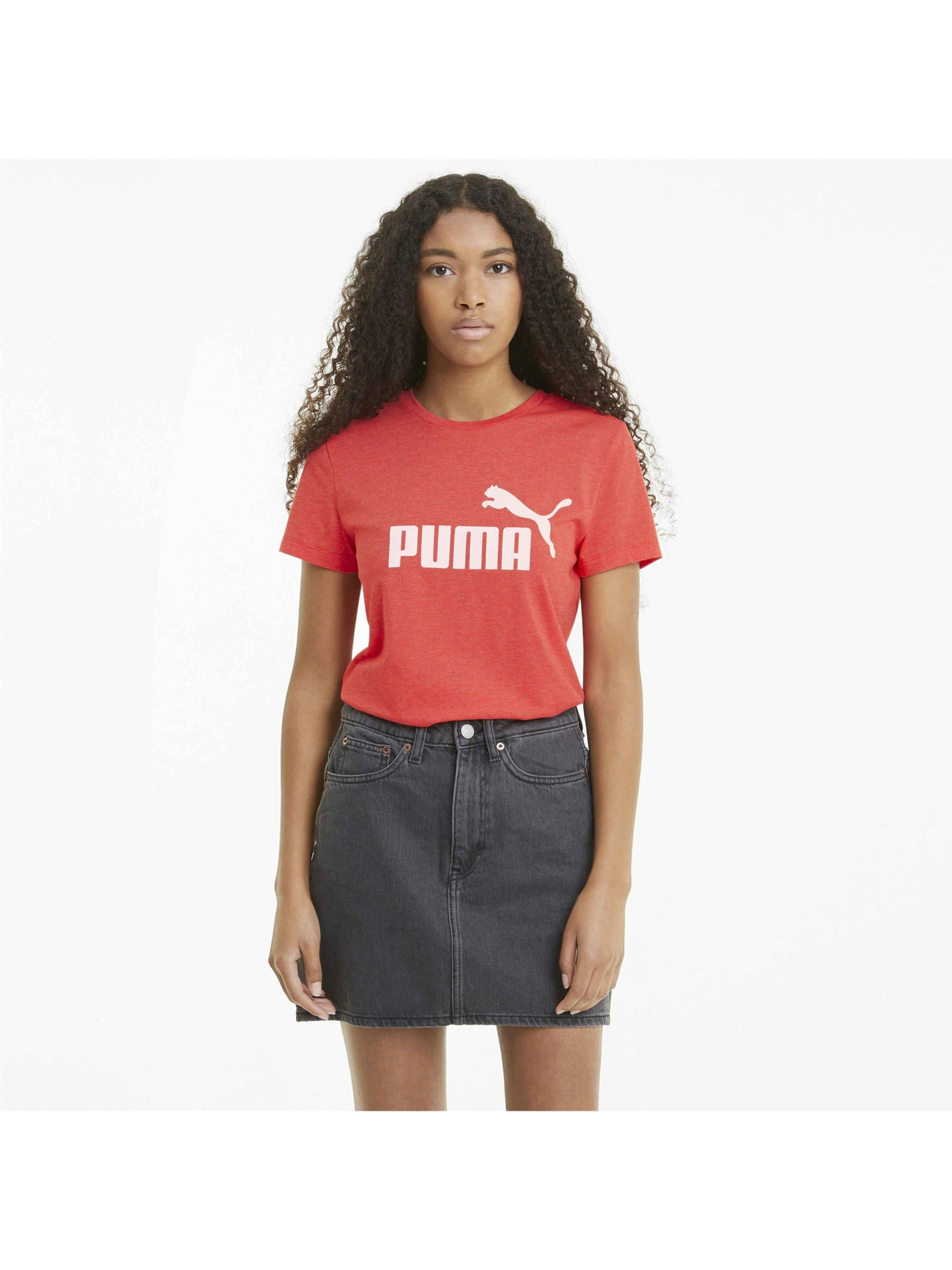 Футболки і поло PUMA Ess Logo Heather Tee модель 586876 Футболки і поло PUMA Ess Logo Heather Tee модель 586876 Фото