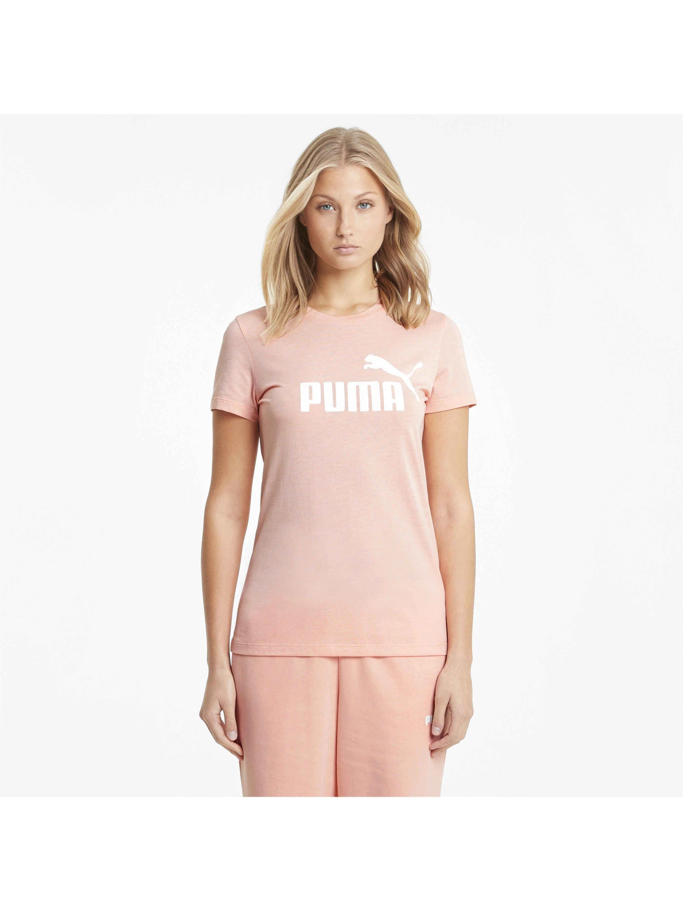 Футболки і поло PUMA Ess Logo Heather Tee модель 586876 Футболки і поло PUMA Ess Logo Heather Tee модель 586876 Фото