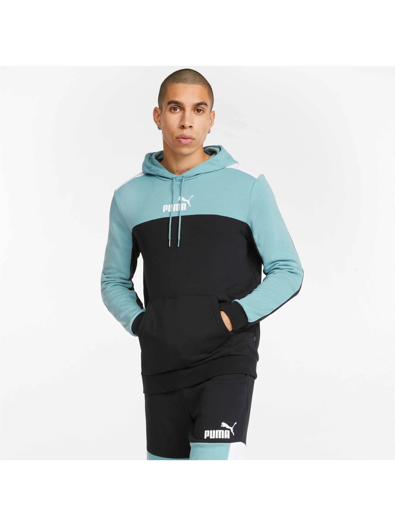 Худі та світшоти PUMA Ess+ Block Hoodie модель 847428 Худі та світшоти PUMA Ess+ Block Hoodie модель 847428 Фото