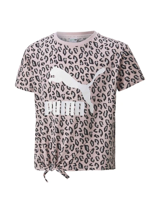 Футболки і поло PUMA Summer Roar Aop Knotted Tee модель 533389 Фото