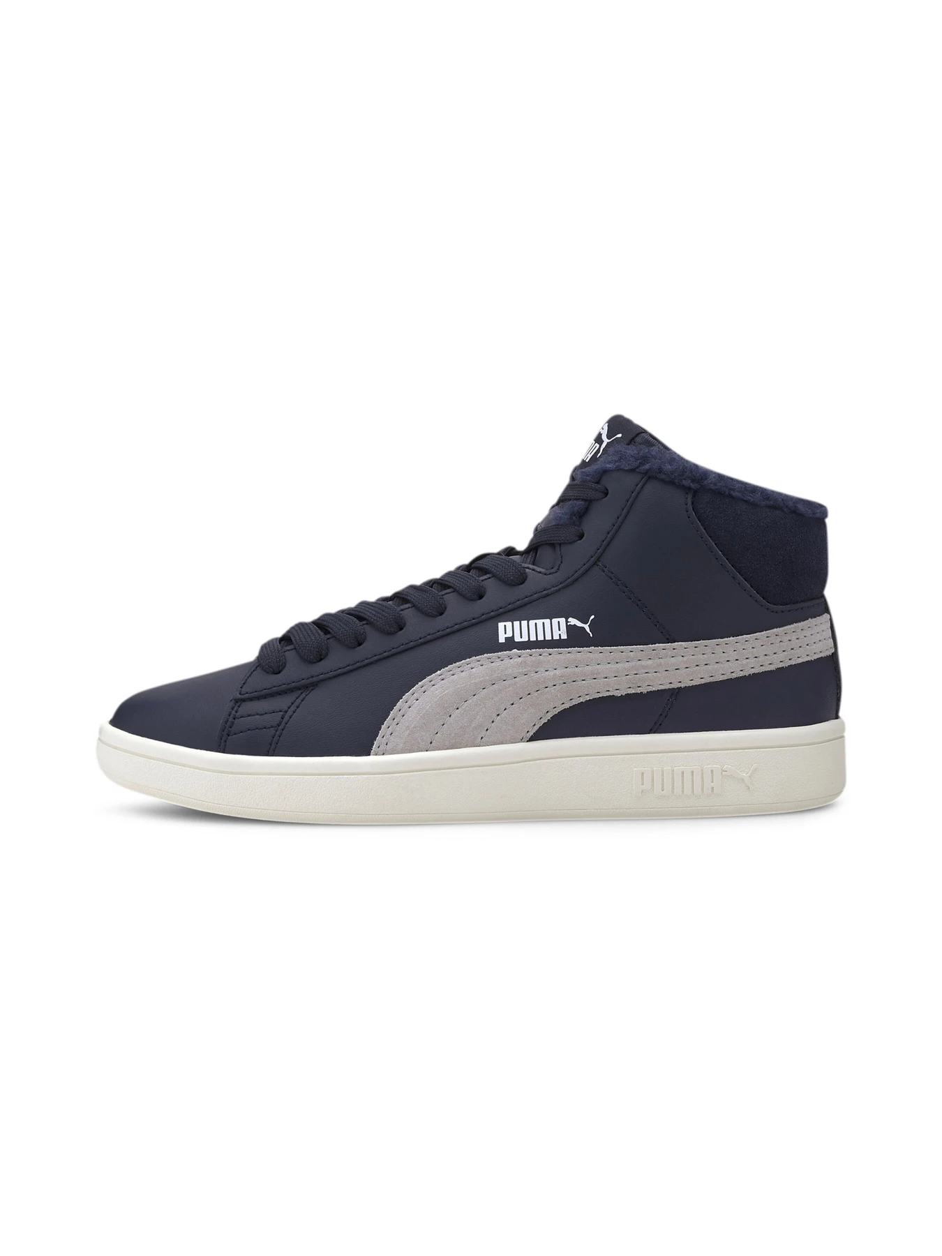 Ботинки и сапоги PUMA Smash V2 Mid L Fur Jr модель 366895 Ботинки и сапоги PUMA Smash V2 Mid L Fur Jr модель 366895 Фото