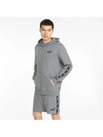 Худі та світшоти PUMA Ess+ Tape Full-zip Hoodie модель 848768 Фото