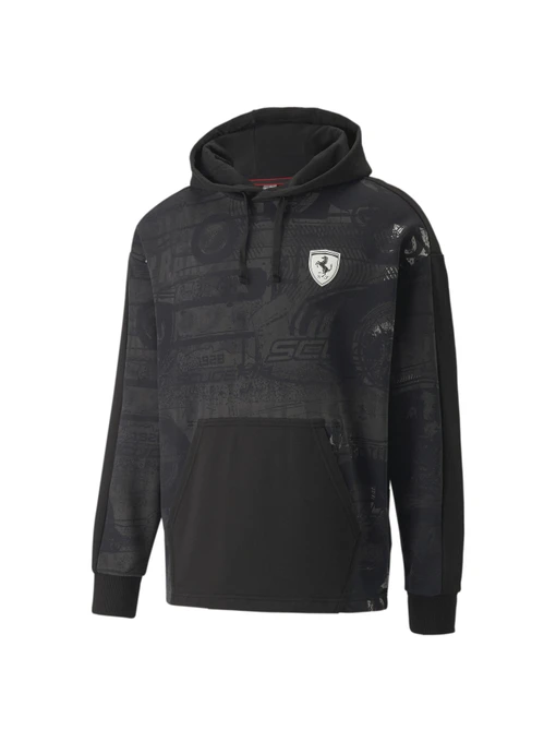 Худі та світшоти PUMA Ferrari Race Aop Swt Hoodie модель 533718 Фото