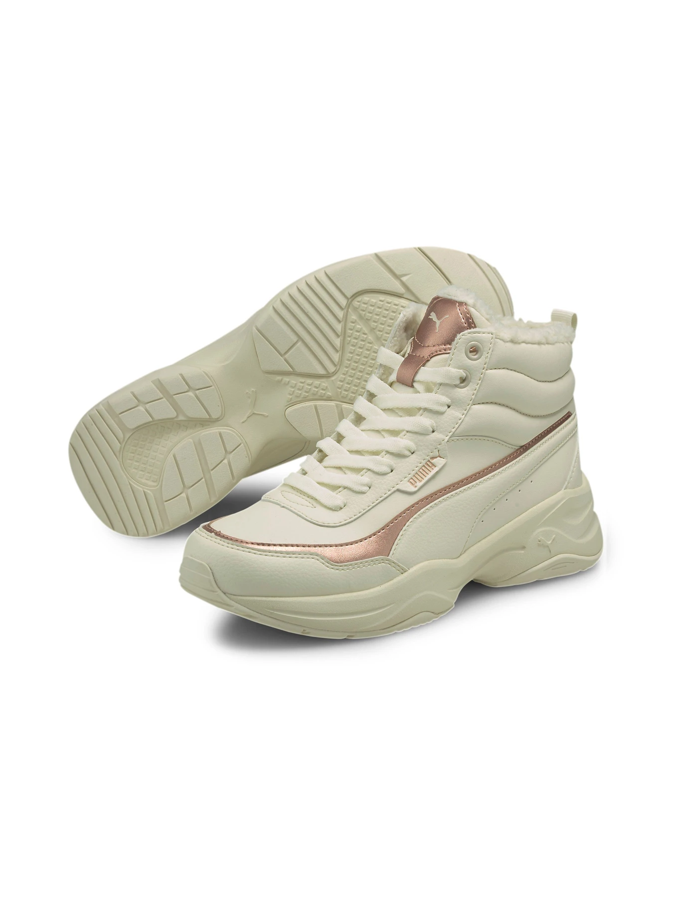 Кроссовки PUMA Cilia Mid Metallic модель 375835 Фото