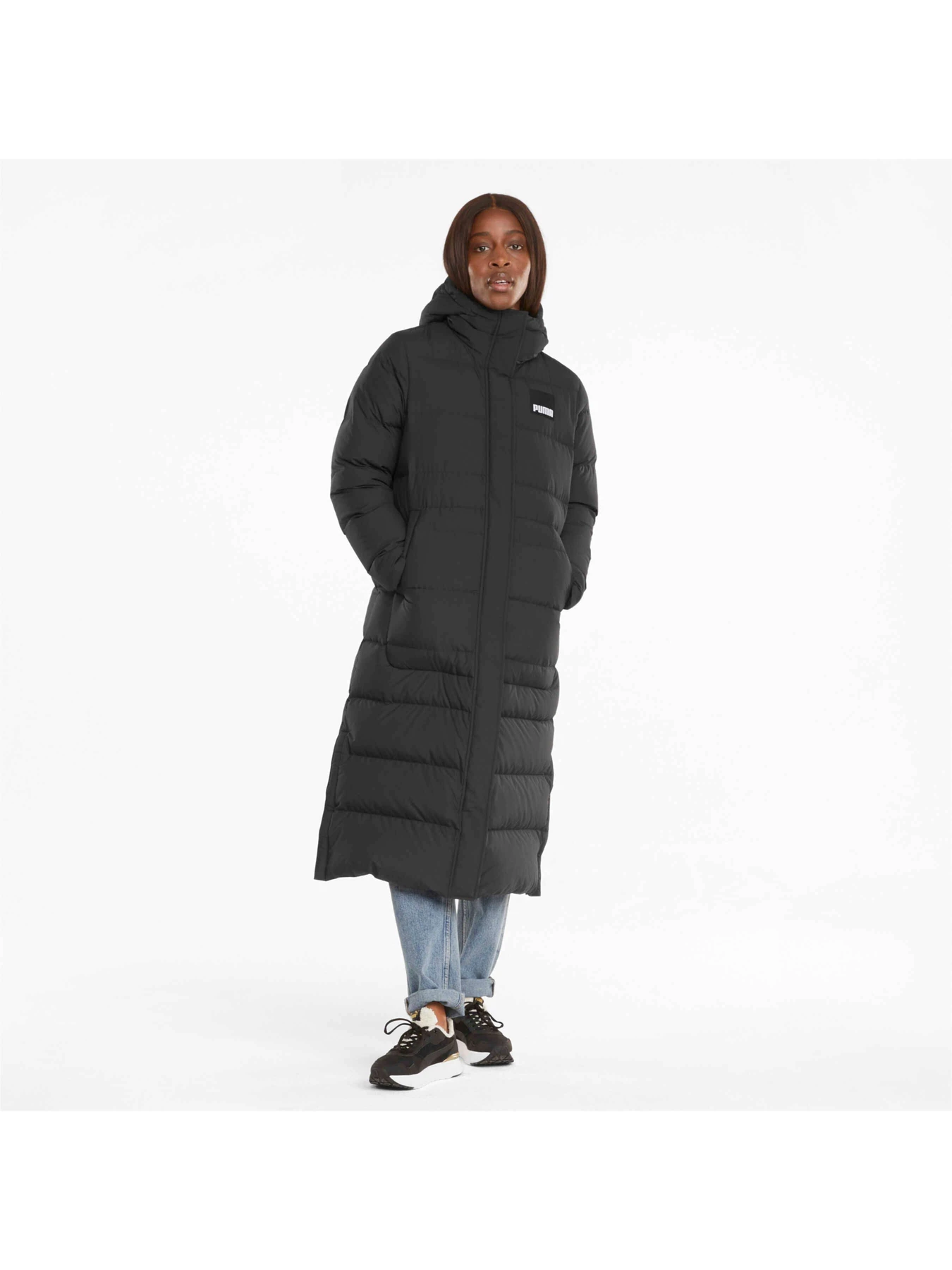 Куртки и дубленки PUMA Long Oversized Down Jacket модель 587727 Фото