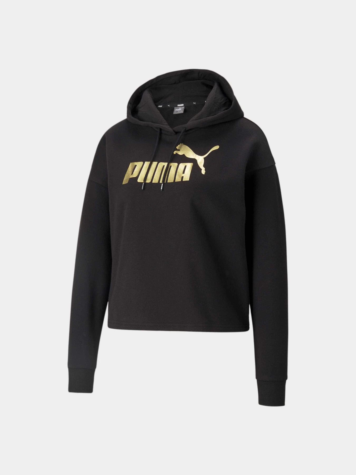 Худи и свитшоты PUMA Ess+ Cropped Metallic Hoodie модель 586891 Худи и свитшоты PUMA Ess+ Cropped Metallic Hoodie модель 586891 Фото