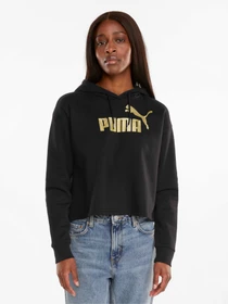 Худи и свитшоты PUMA Ess+ Cropped Metallic Hoodie модель 586891 Фото