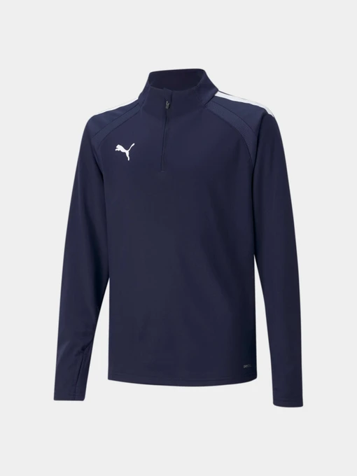 Худи и свитшоты PUMA Teamliga 1/4 Zip Top Jr модель 657237 Фото