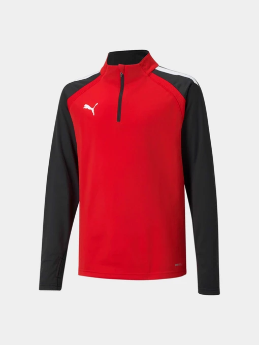 Худи и свитшоты PUMA Teamliga 1/4 Zip Top Jr модель 657237 Фото