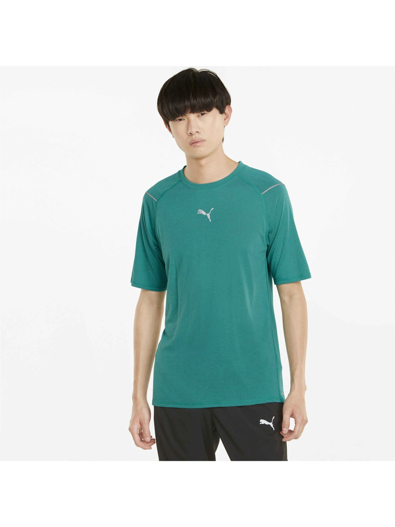 Футболки и поло PUMA Run Wool Ss Tee модель 520861 Футболки и поло PUMA Run Wool Ss Tee модель 520861 Фото