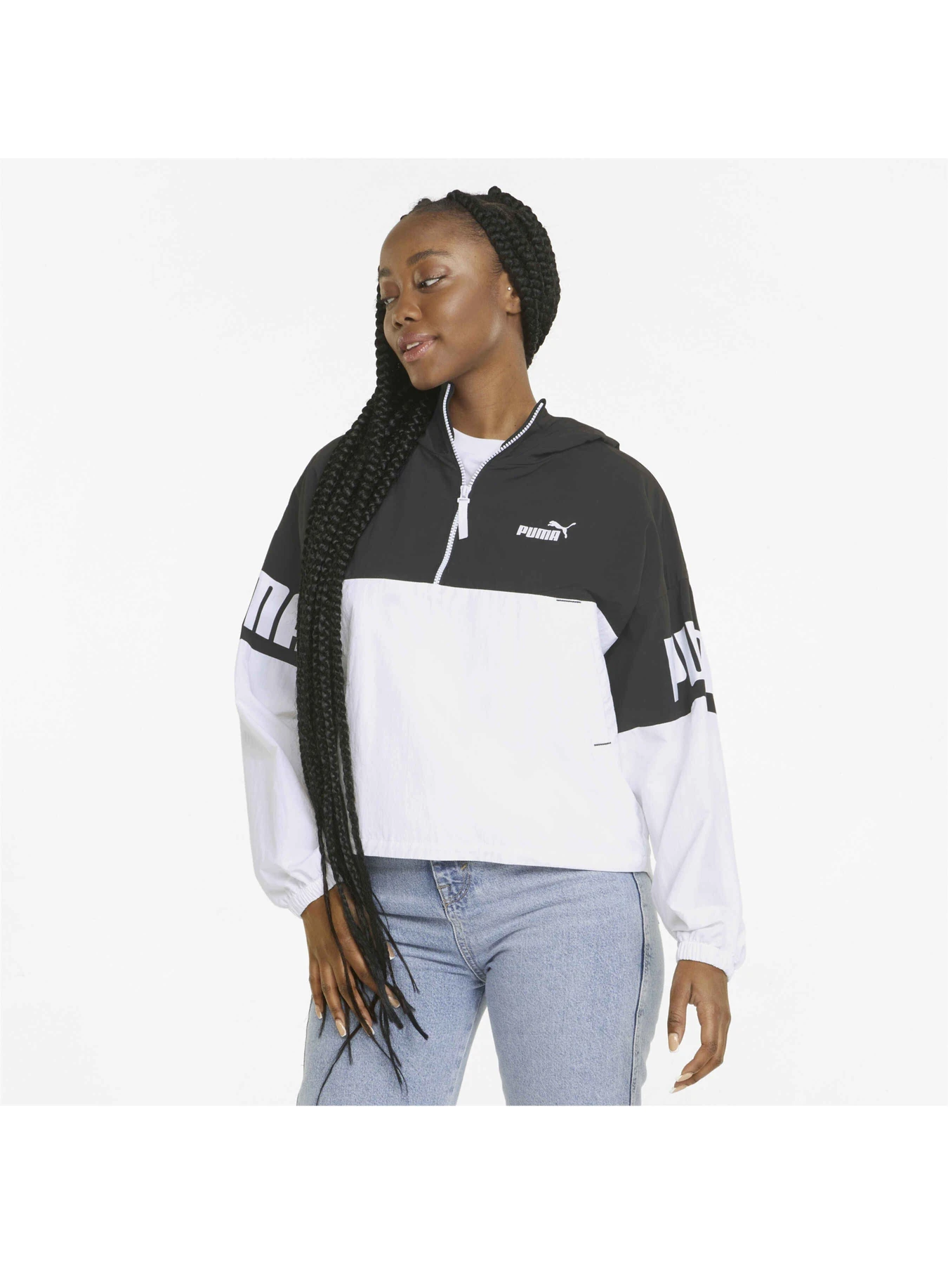 Куртки и дубленки PUMA Power 1/2 Zip модель 847490 Фото