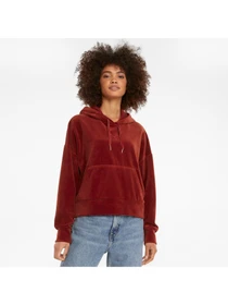 Худі та світшоти PUMA HER Velour Hoodie модель 589520 Фото
