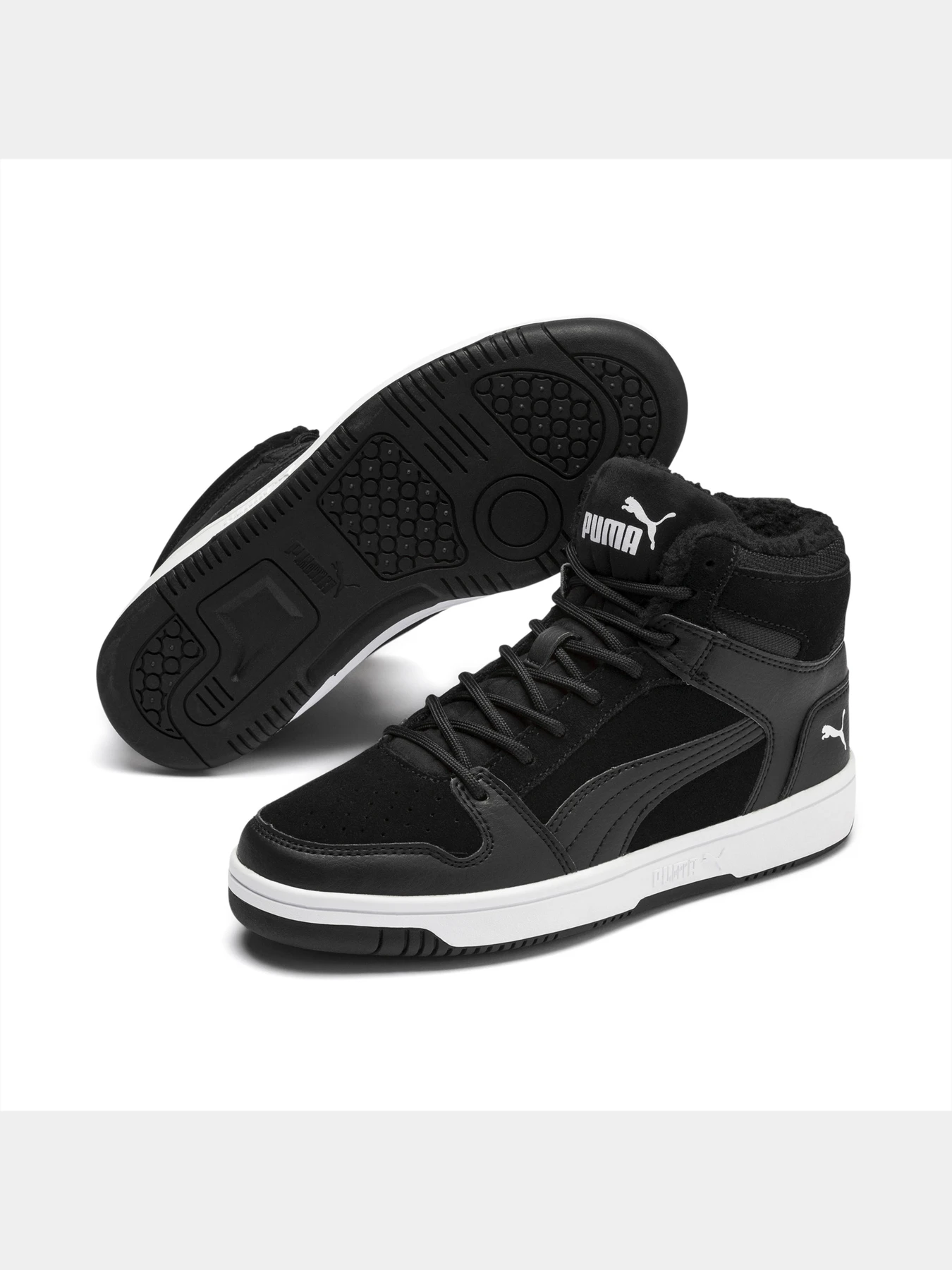 Кросівки PUMA Rebound Layup Fur Sd Jr модель 370497 Фото