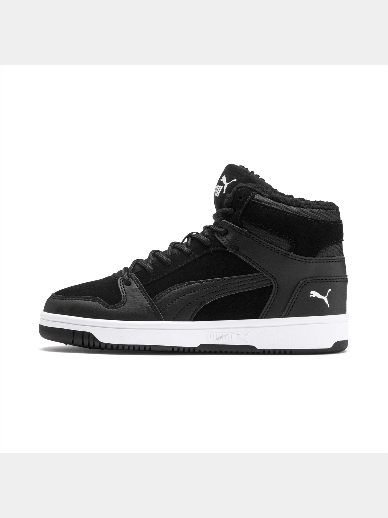 Кросівки PUMA Rebound Layup Fur Sd Jr модель 370497 Фото