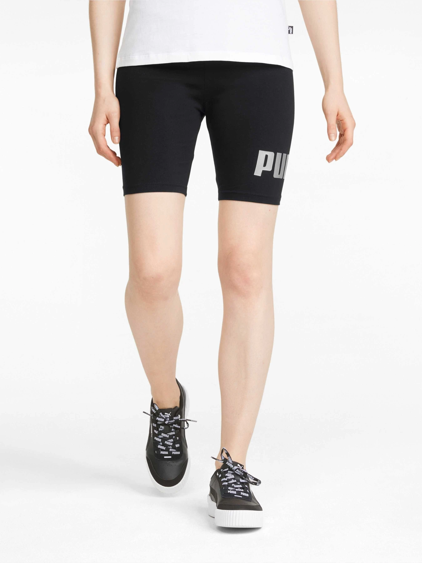 Шорты PUMA Ess+ Metallic Short Leggings модель 848306 Шорты PUMA Ess+ Metallic Short Leggings модель 848306 Фото