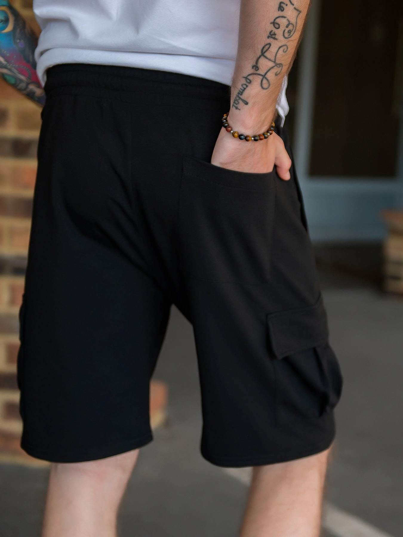 Шорты ISSA Plus модель GN-455_black Шорты ISSA Plus модель GN-455_black Фото