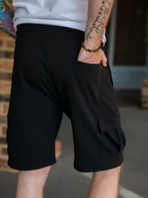 Шорты ISSA Plus модель GN-455_black Фото