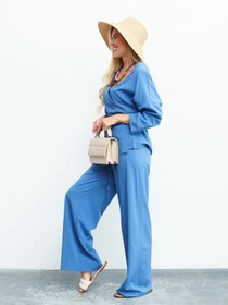 Костюмы ISSA Plus модель 13452_blue Фото