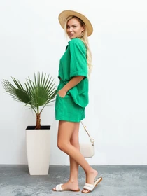 Костюмы ISSA Plus модель 13458_green Фото