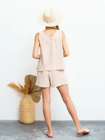Костюмы ISSA Plus модель 13460_beige Фото