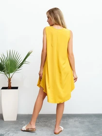 Сукні ISSA Plus модель 13462_mustard Фото