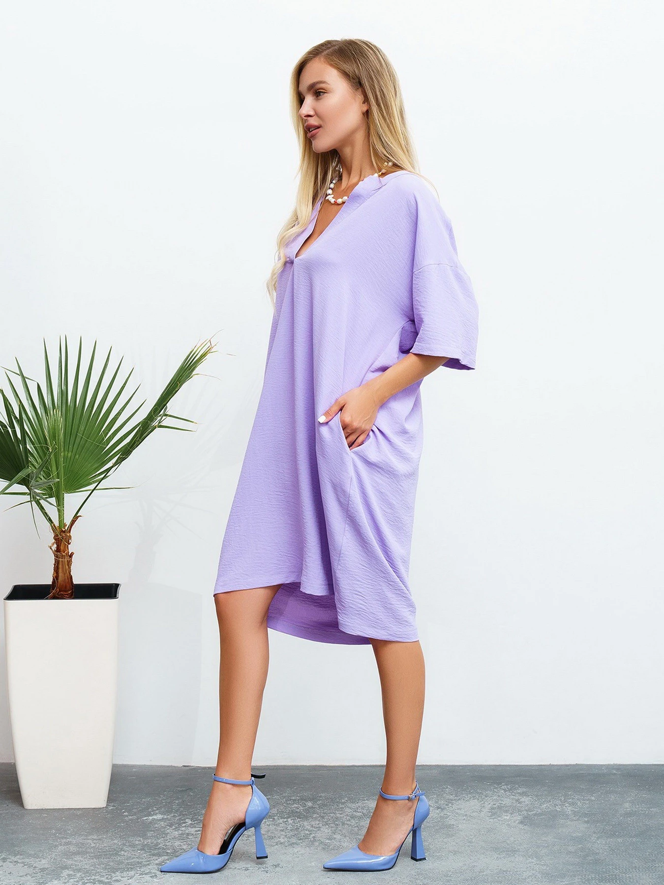 Платья ISSA Plus модель 13465_lilac Платья ISSA Plus модель 13465_lilac Фото
