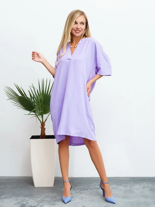 Платья ISSA Plus модель 13465_lilac Фото