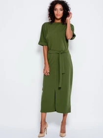 Сукні ISSA Plus модель 10177_khaki Фото