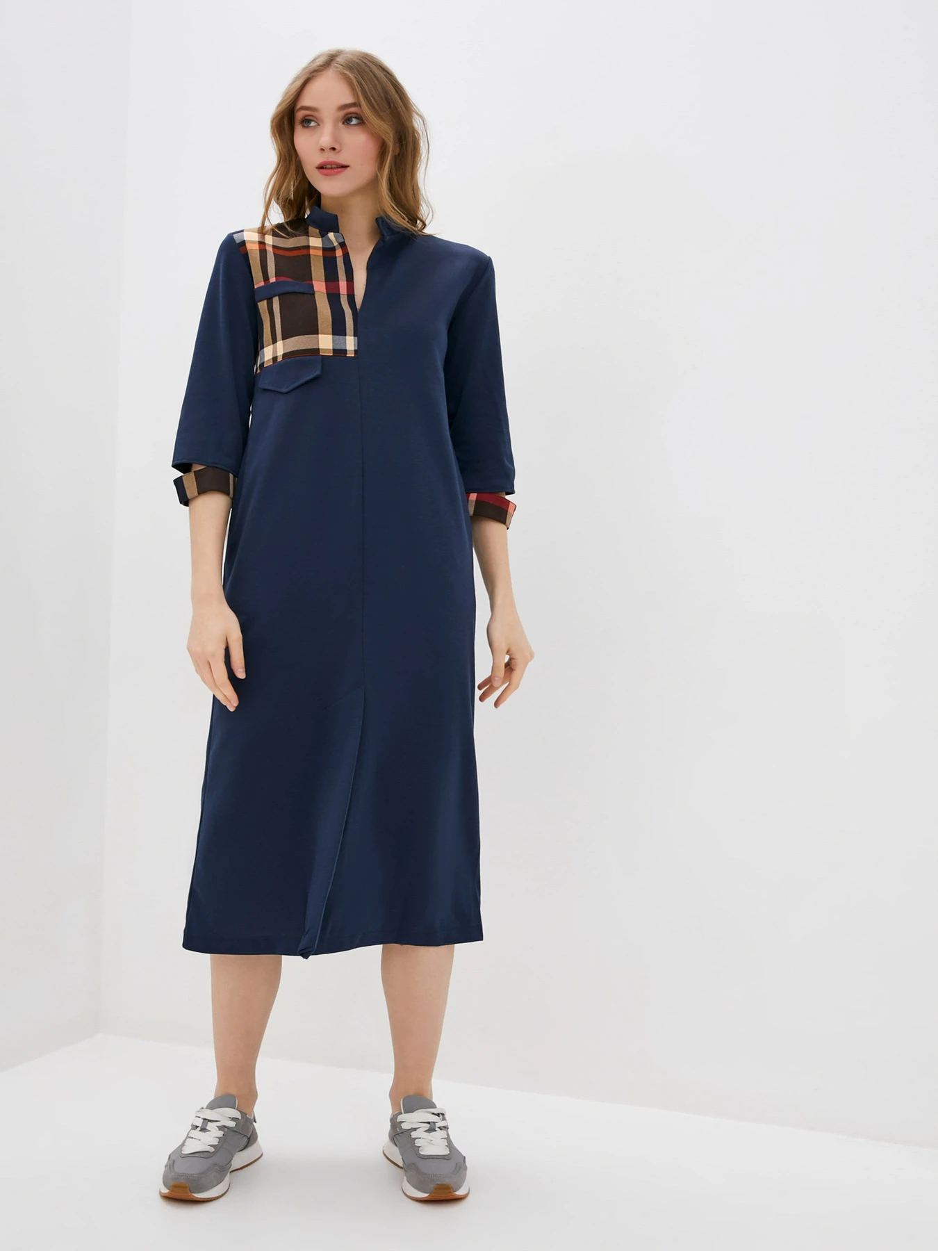 Платья ISSA Plus модель 10194_darkblue Платья ISSA Plus модель 10194_darkblue Фото