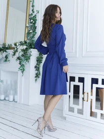 Платья ISSA Plus модель 12098_darkblue Фото