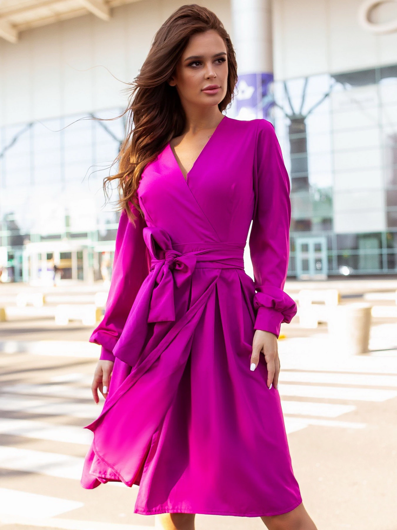 Платья ISSA Plus модель 12098_purple Платья ISSA Plus модель 12098_purple Фото
