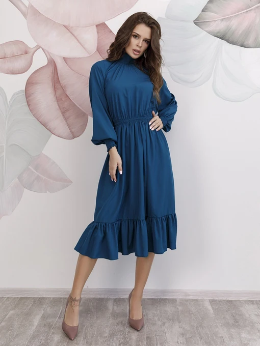 Сукні ISSA Plus модель 12149_turquoise Фото