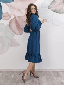 Платья ISSA Plus модель 12149_turquoise Фото