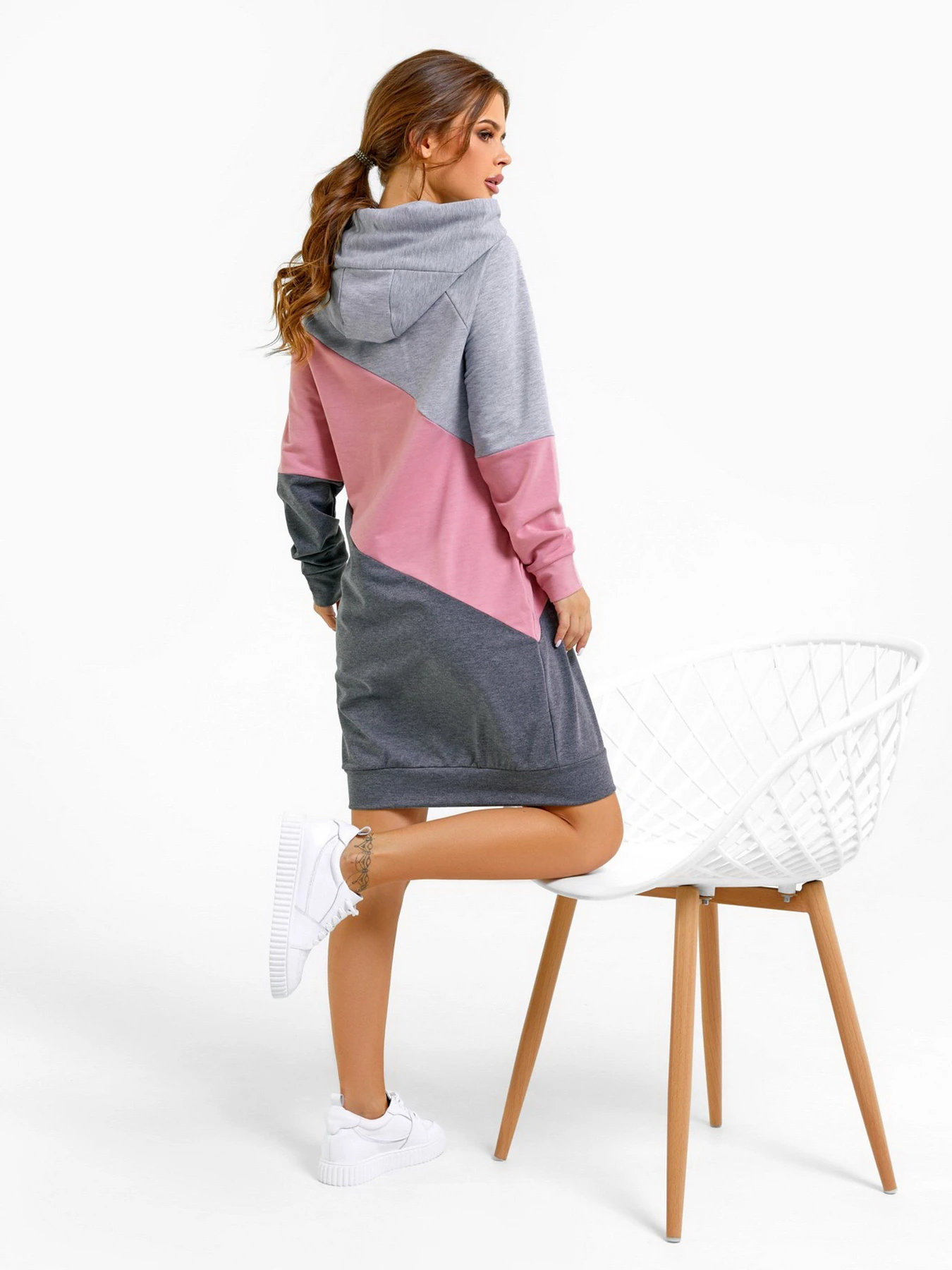 Платья ISSA Plus модель SA-27_greypink Платья ISSA Plus модель SA-27_greypink Фото
