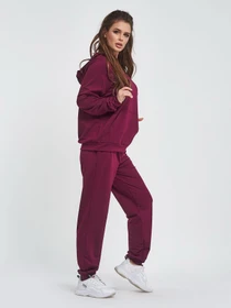 Костюмы ISSA Plus модель 11440_бордовый Фото