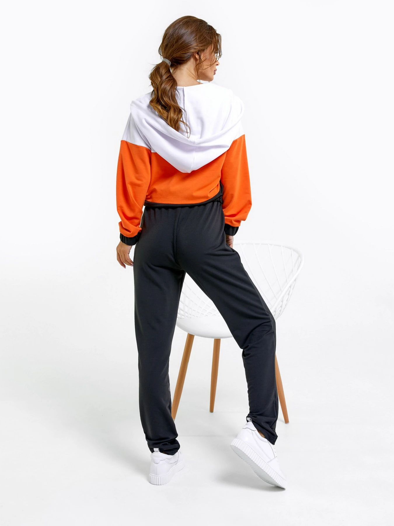 Костюми ISSA Plus модель 12190_blackorange Костюми ISSA Plus модель 12190_blackorange Фото