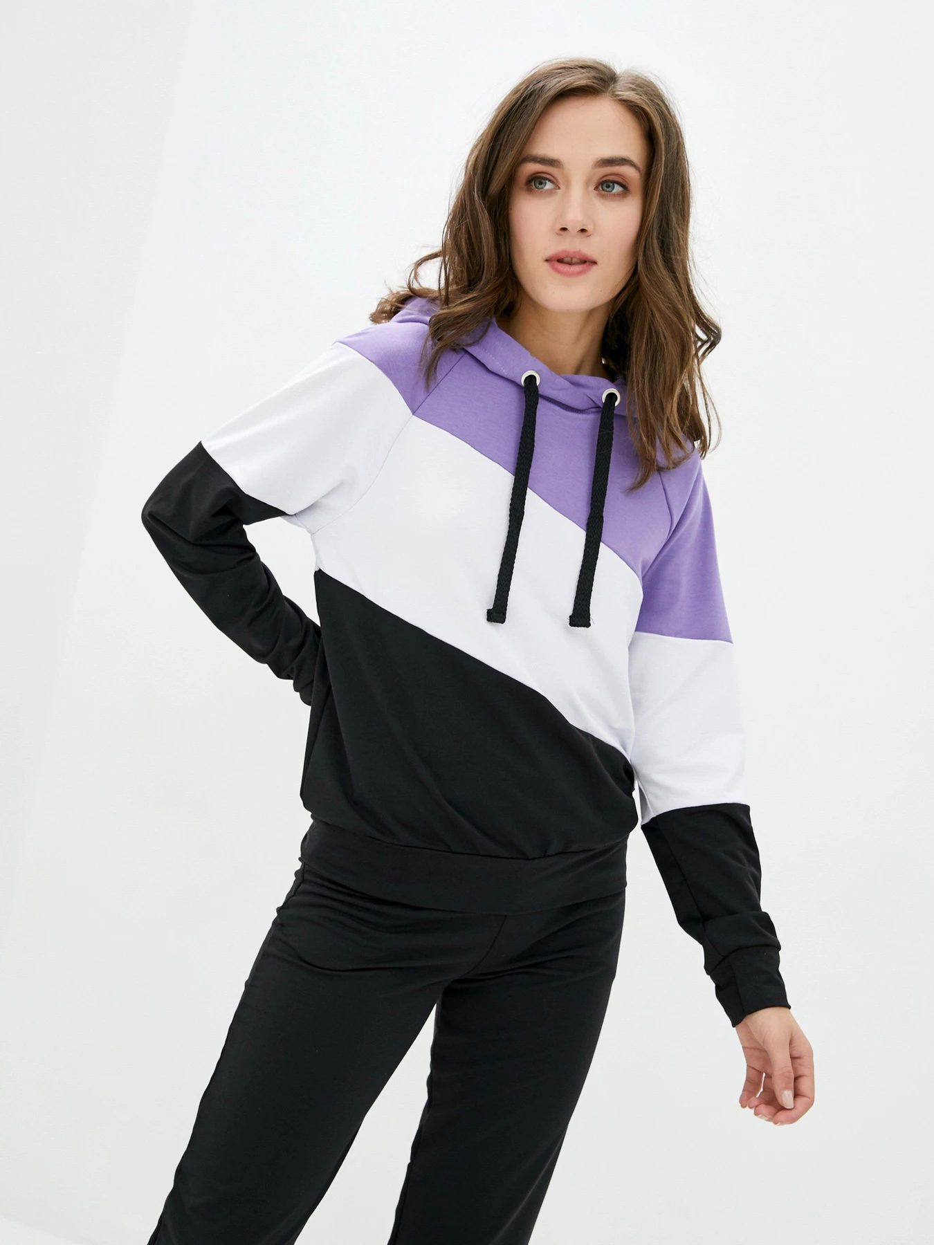 Костюми ISSA Plus модель SA-33_blackpurple Фото