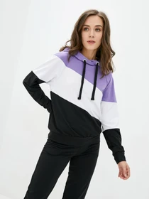 Костюми ISSA Plus модель SA-33_blackpurple Фото
