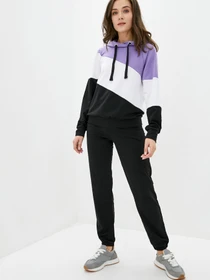 Костюми ISSA Plus модель SA-33_blackpurple Фото