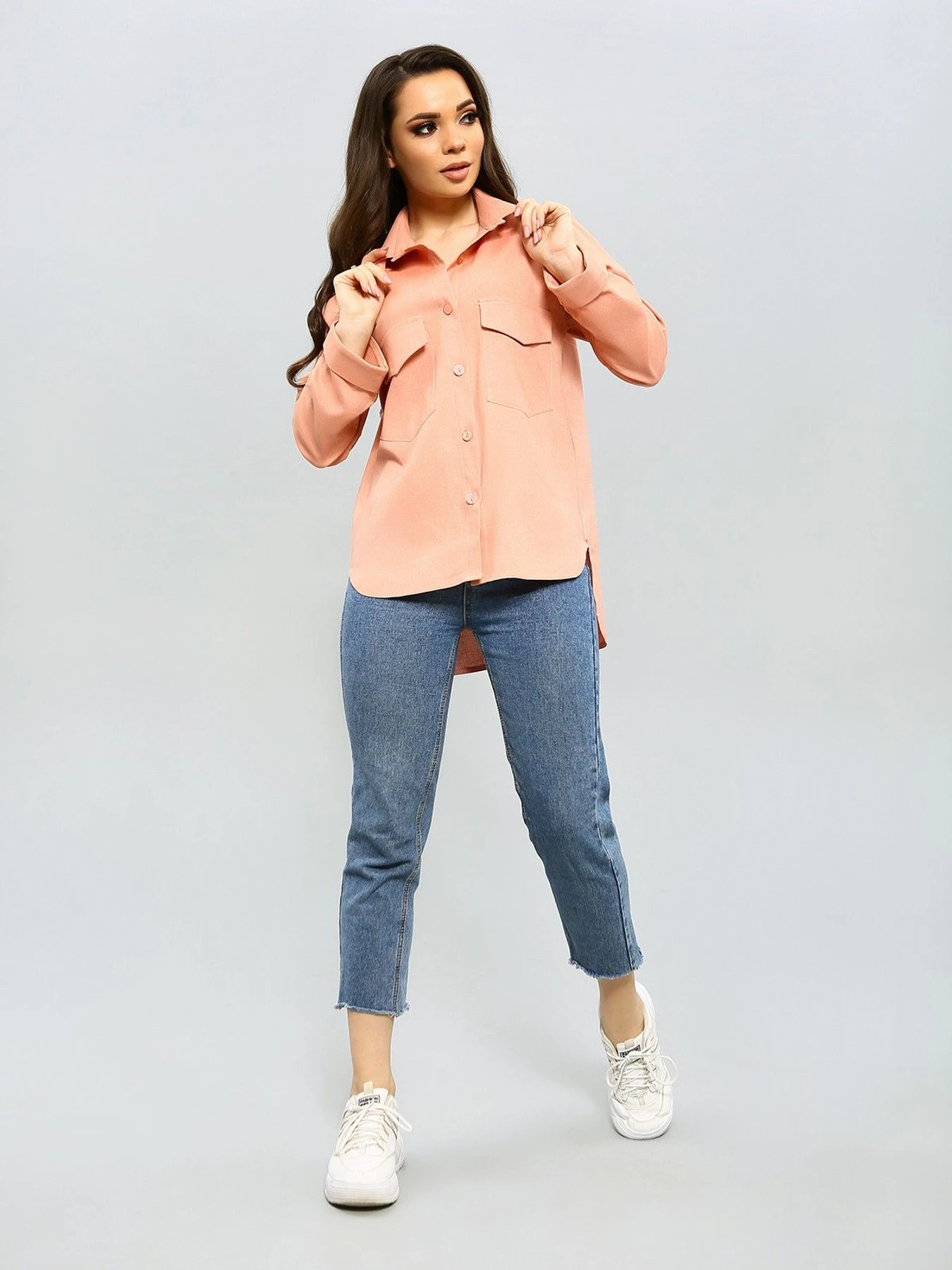 Сорочки ISSA Plus модель 11578_pink Фото