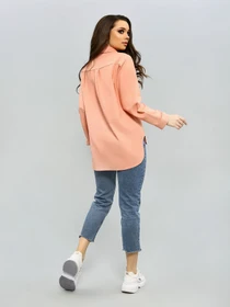 Сорочки ISSA Plus модель 11578_pink Фото