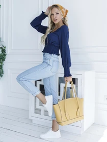 Сорочки ISSA Plus модель SA-23_darkblue Фото