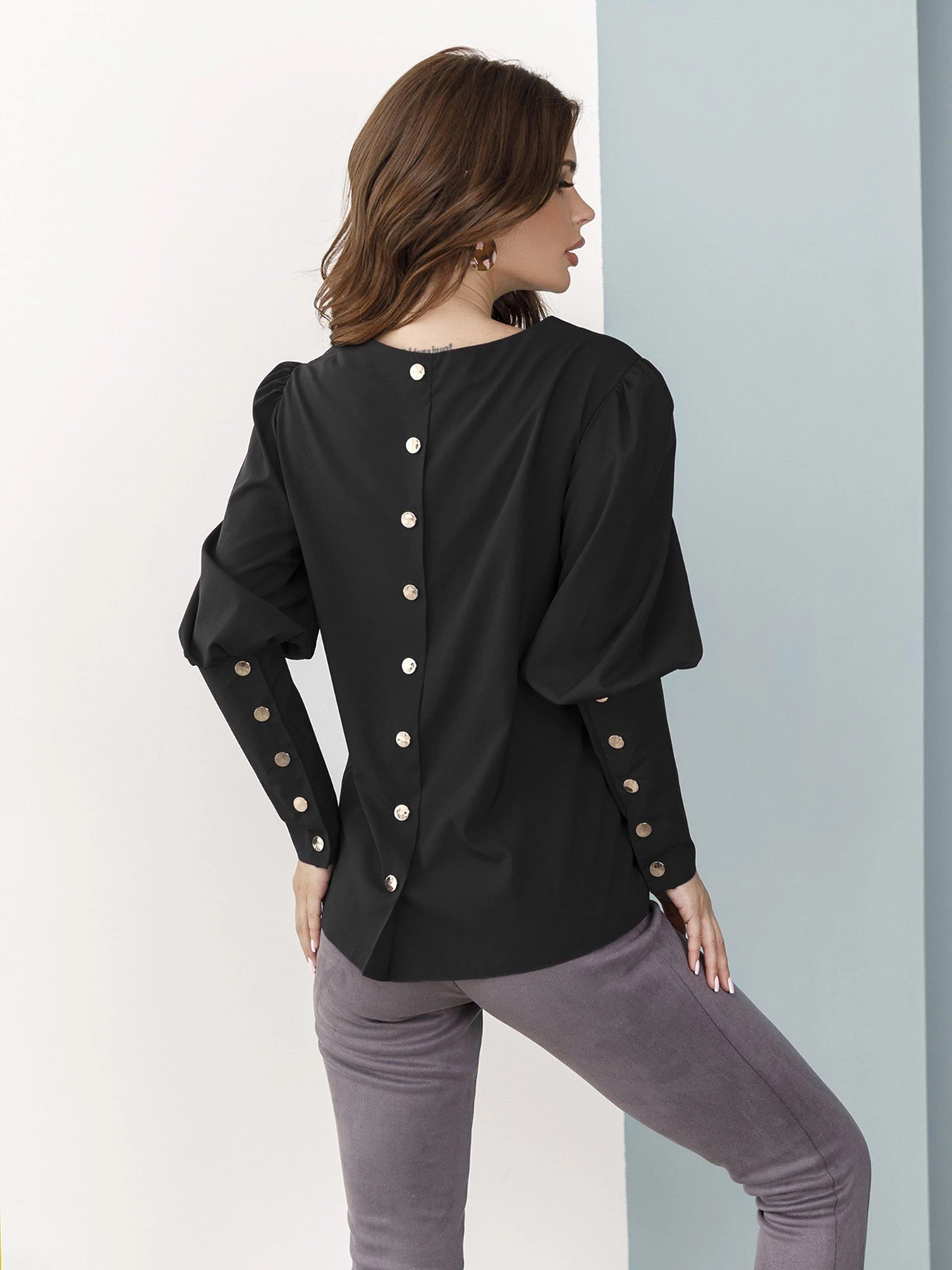 Сорочки ISSA Plus модель SA-32_black Сорочки ISSA Plus модель SA-32_black Фото