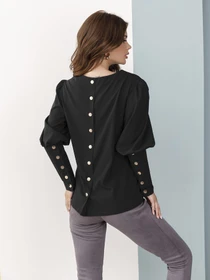 Сорочки ISSA Plus модель SA-32_black Фото