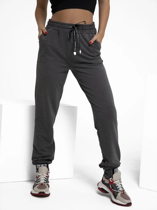 Штани ISSA Plus модель 12247_darkgray Фото