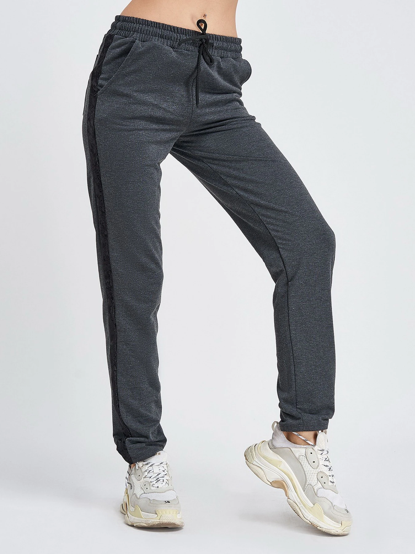 Брюки ISSA Plus модель 9976_darkgray Брюки ISSA Plus модель 9976_darkgray Фото