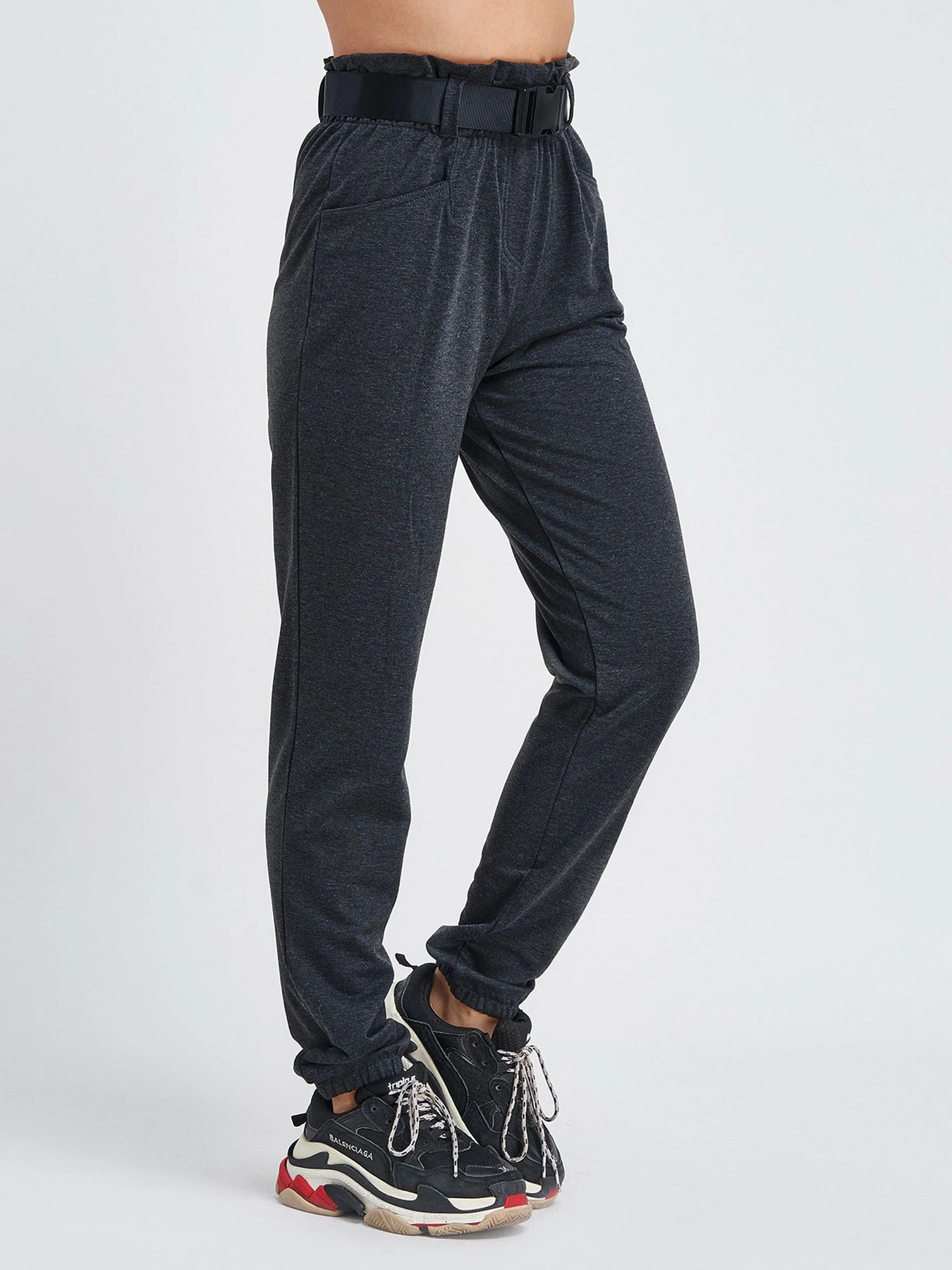 Брюки ISSA Plus модель 9977_darkgray Брюки ISSA Plus модель 9977_darkgray Фото