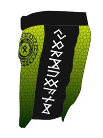 Шорты Berserk Sport модель HybridJormungandrGreenSHRT Фото